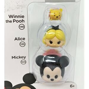 Disney Tsum Tsum Series 1 - Mickey (103), Alice (135), Winnie the Pooh (146)